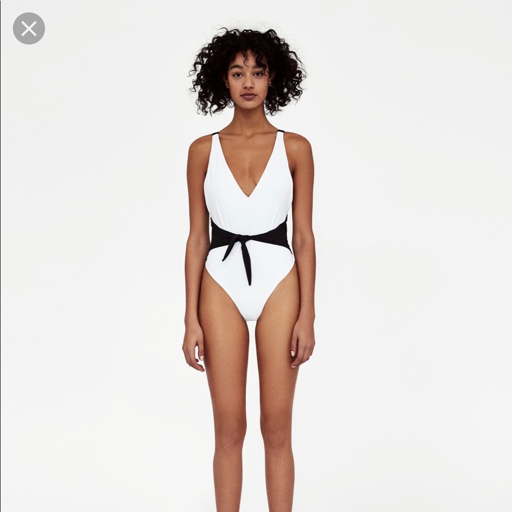 Zara two toned swimsuit